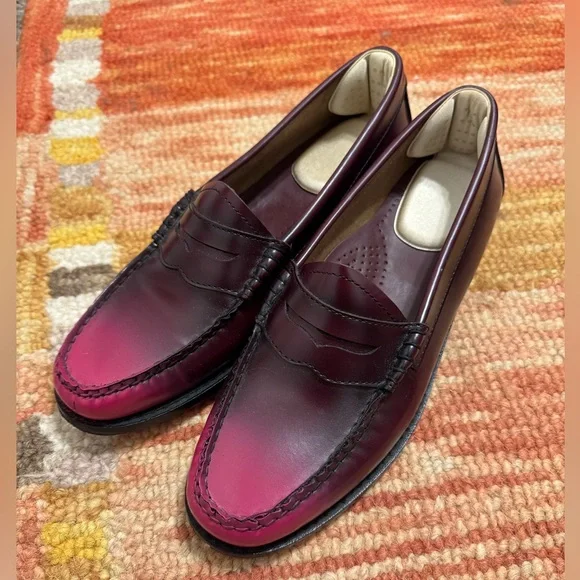 Ombré GH Bass Weejun Loafers - Picture 1 of 4